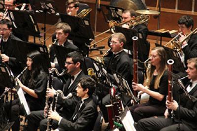 Wind Symphony playing at Severance Hall