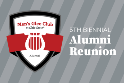 Men's Glee Club crest, 5th Biennial Alumni Reunion